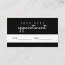 Recherche de prochain rendez vous cartes visite Spa