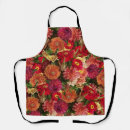 Recherche de dahlia tabliers Rouge