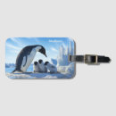 Recherche de pingouin bagages étiquettes Mignon