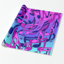 Recherche de note musique papier cadeau Pour elle