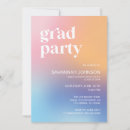 Recherche de gradient invitations Arc en ciel