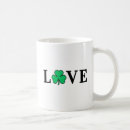 Recherche de shamrock irlandais tasses Élégant