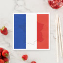 Recherche de drapeau la france serviettes Bleu