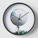 Recherche de balle de golf horloges Décoration intérieure