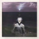 Recherche de fantôme dessous de verres Squelette