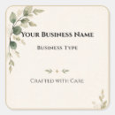 Recherche de branding autocollants Branding de petite entreprise