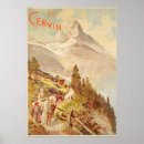 Zoek naar vintage matterhorn posters Reizen