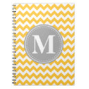 Recherche de chevron jaune carnets Monogrammé