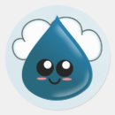 Recherche de goutte de pluie autocollants Gouttelette
