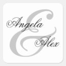 Zoek naar bruid en bruidegom stickers Typografie