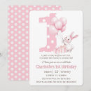 Recherche de un petit lapin invitations Baby girl