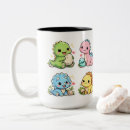 Recherche de dinosaure kawaii tasses Préhistorique