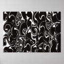 Recherche de noir et blanc abstrait art Coloré