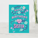 Recherche de de soeur anniversaire cartes Sarcelle