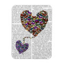 Recherche de papillons magnets Coeur