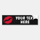 Zoek naar lippen bumperstickers Rood