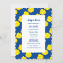 Recherche de bleu marine et jaune invitations Pour enfants