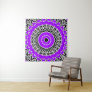 Zoek naar paarse mandala kunst Abstract