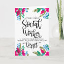 Recherche de travail social vœux cartes Appréciation des travailleurs sociaux