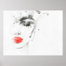 Zoek naar vrouwen gezicht posters Schilderij