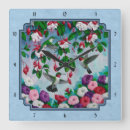 Recherche de fleur de colibri horloges Pour elle