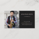 Recherche de joueur de jazz cartes visite Saxophone