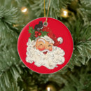 Recherche de souriant ornements Santa claus