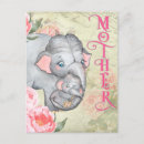 Recherche de éléphant heureux cartes postales Maman