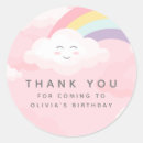 Recherche de nuages roses autocollants Pour enfants