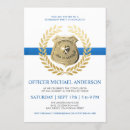 Recherche de insigne invitations Ligne bleue mince