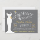 Recherche de nuptiale de douche de robe invitations Élégant