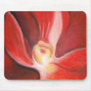 Recherche de orchidée rouge tapis souris Fleur