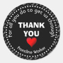 Recherche de pandémie autocollants Travailleurs de la santé