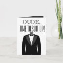 Zoek naar groomsman uitnodigingen Grappig
