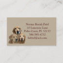Recherche de affaires de chat cartes visite Animaux familiers