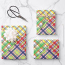 Recherche de madras papier cadeau Vert