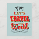 Zoek naar wereld reiziger briefkaarten Avontuur
