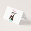 Zoek naar chocolade cupcake visitekaartjes Catering