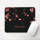 Recherche de pétale rose tapis souris Romantique