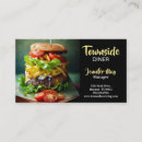 Recherche de diner cartes visite Fruits de mer