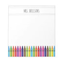 Recherche de crayon blocsnotes Arc en ciel