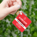 Zoek naar medisch alarm sleutelhangers Allergisch