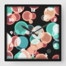 Zoek naar zwarte achtergrond klokken Patroon