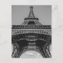 Recherche de tour eiffel noir et blanc cartes postales Rétro