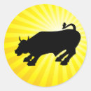 Recherche de wall street autocollants Taureau