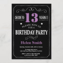 Recherche de mauve anniversaire invitations Fête d'anniversaire