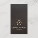 Recherche de copywriter cartes visite Écrivain