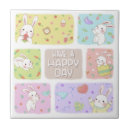 Recherche de lapin pâques de carreaux Printemps