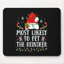 Zoek naar grappige rendieren muismatten Xmas
