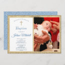 Recherche de baby boy baptême invitations Croix